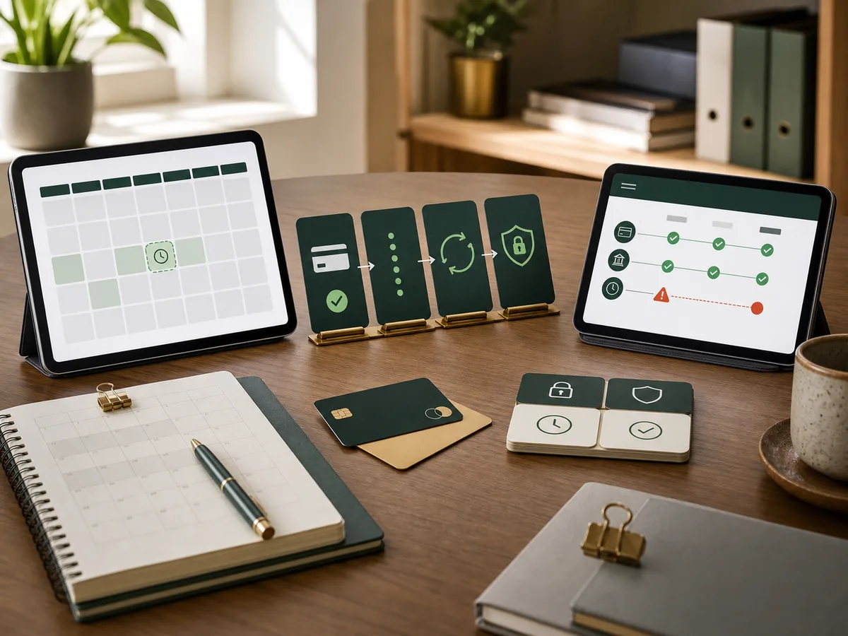Booking availability and payment event workflow on connected tablets